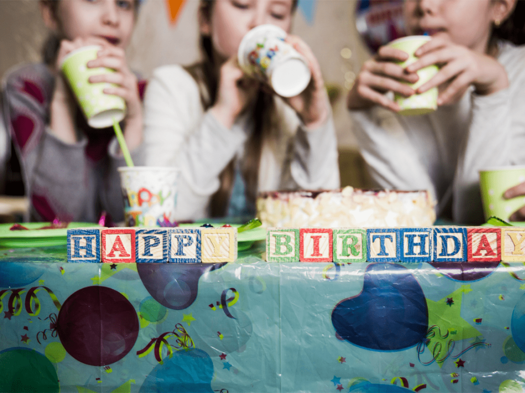 Kids’ birthday celebration in Abu Dhabi with vibrant decorations, themed activities, and children enjoying magical moments.