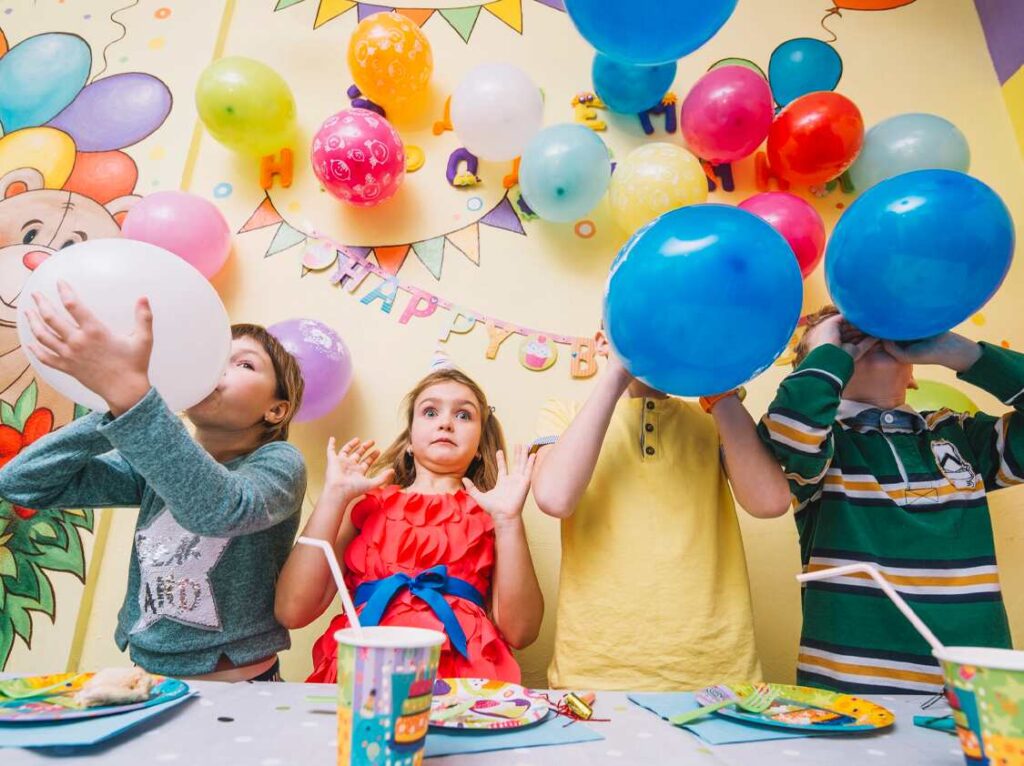 Kids Day birthday party packages in Abu Dhabi offering thematic celebrations with activities and entertainment for children.